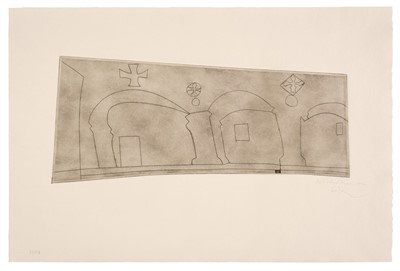 Lot 243 - Nicholson (Ben, 1894-1982). 6 Eaux-Fortes, Lafranca, 1969