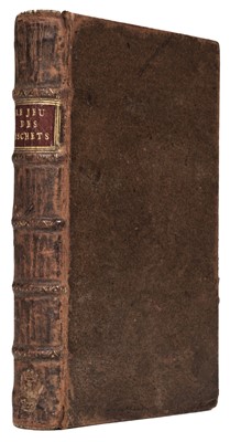 Lot 266 - Greco (Gioacchino). Le Jeu Des Eschets, Traduit de I'Italien, Paris: Jacques Le Febvre, 1713