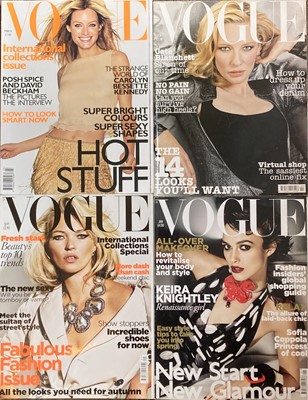 Lot 411 - VogueB. A collection of approximately 160 UK issues of Vogue magazine, 1990-2015