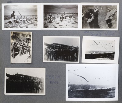 Lot 459 - Luftwaffe Photographs. A WWII photograph album