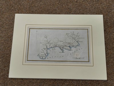 Lot 126 - Devon. Bickham (G.), A Map of Devon - Shire West from London..., 1750