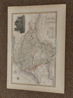 Lot 126 - Devon. Bickham (G.), A Map of Devon - Shire West from London..., 1750