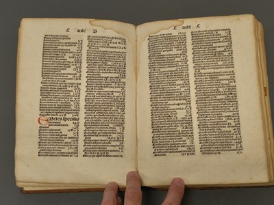 Lot 258 - Gerson (Johannes). Opera: Inuentarium eorum que in operibus ..., 1489