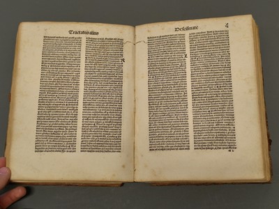 Lot 258 - Gerson (Johannes). Opera: Inuentarium eorum que in operibus ..., 1489