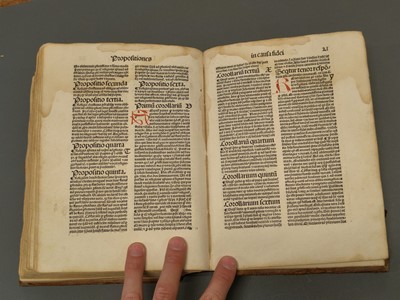 Lot 258 - Gerson (Johannes). Opera: Inuentarium eorum que in operibus ..., 1489