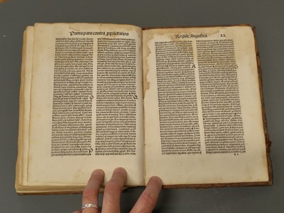 Lot 258 - Gerson (Johannes). Opera: Inuentarium eorum que in operibus ..., 1489