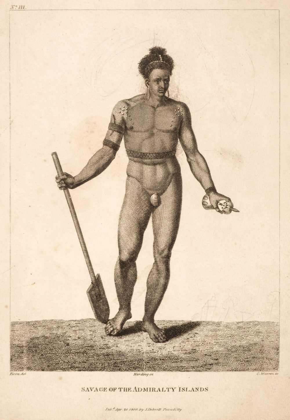 Lot 61 - Cook (James). A bound volume of 37 engraved plates from Cook's Voyages, 1800