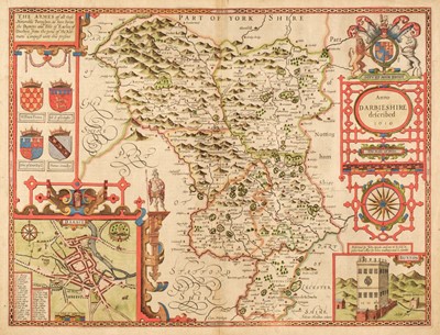 Lot 125 - Derbyshire. Speed (John), Anno Darbieshire described, J. Sudbury & George Humble, circa 1627