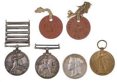Lot 208 - Three: Private L.S.B. Clark, 83rd (Sharpshooters) Company, Imperial Yeomanry later Royal Engineers