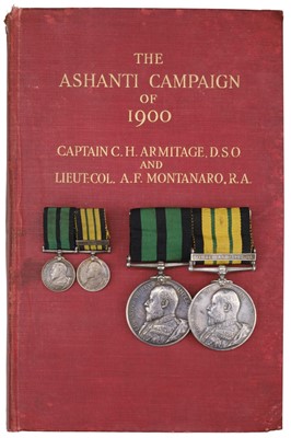Lot 59 - Pair: Captain R.E.L. Townsend, 2nd Central Africa Regiment Later Worcestershire Regiment