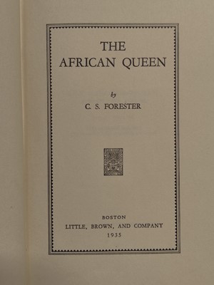 Lot 824 - Forester (C. S.). The African Queen, 1935 reprint, inscribed