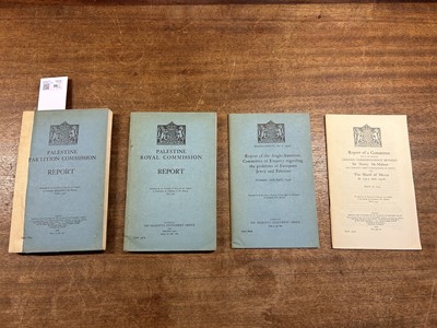 Lot 35 - Palestine and the Middle-East. Palestine Partition Commission Report, 1938
