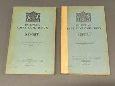 Lot 35 - Palestine and the Middle-East. Palestine Partition Commission Report, 1938