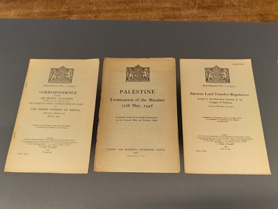 Lot 35 - Palestine and the Middle-East. Palestine Partition Commission Report, 1938