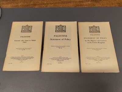 Lot 35 - Palestine and the Middle-East. Palestine Partition Commission Report, 1938