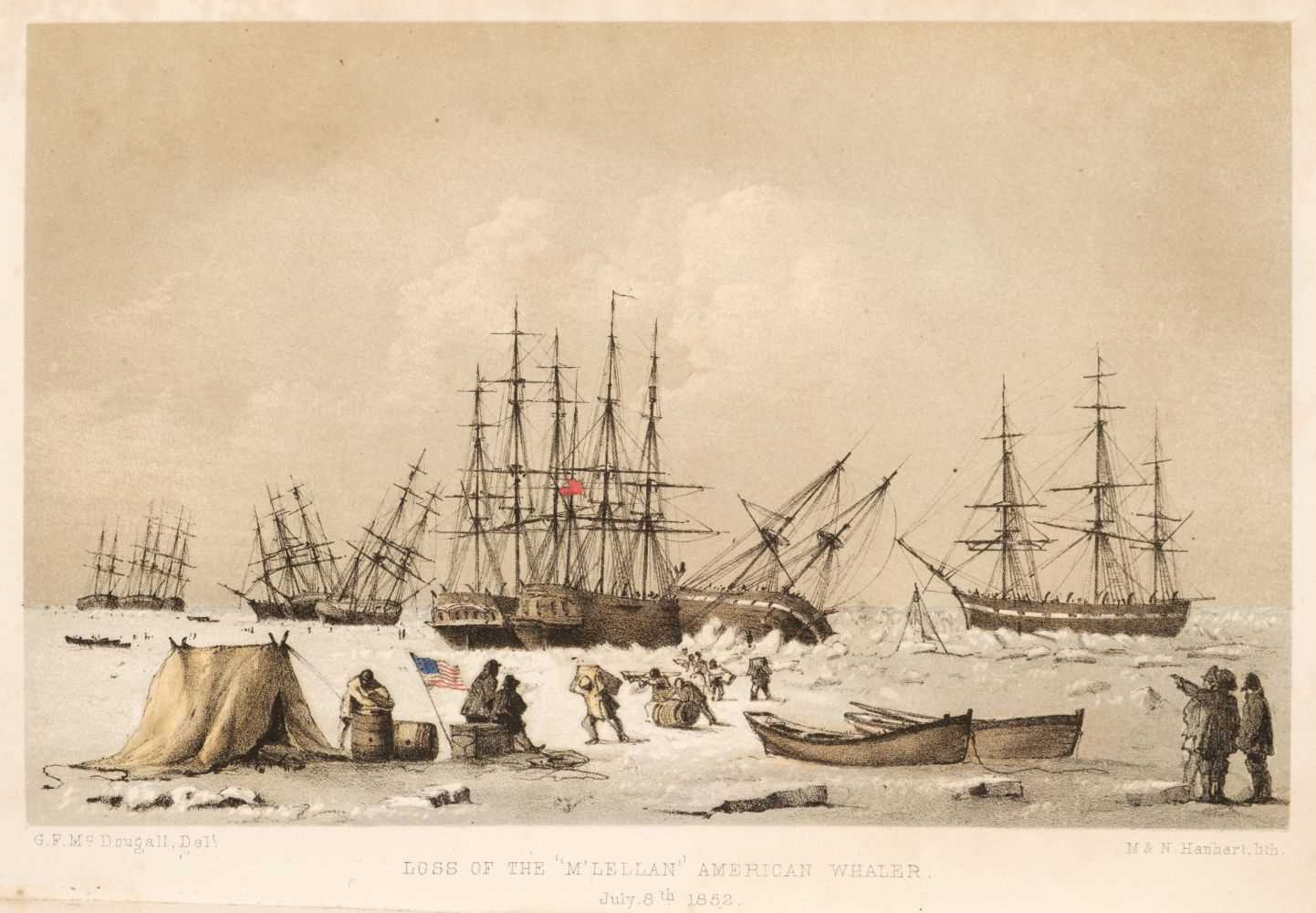 Lot 32 - McDougall (George F.). The Eventful Voyage of H. M. Discovery Ship "Resolute", 1st ed, 1857