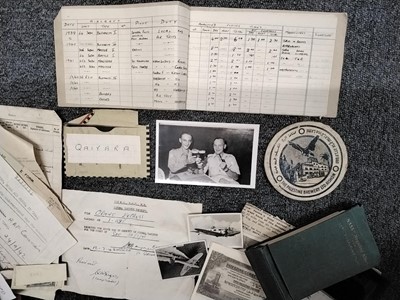 Lot 478 - WWII Aircraft Recovery Unit. Archive relating to Flight Sergeant W. Greenwood, 160 Maintenance Unit