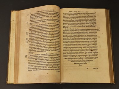 Lot 5 - Boissard (Jean-Jacques, Theodor De Bry). Romanae Urbis topographiae et antiquitatum, 6 parts in 3 vols, 1597-1602