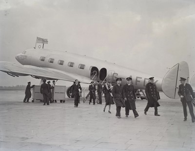 Lot 410 - Aviation Glass Negatives. Imperial Airways, BOAC etc