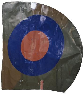 Lot 354 - Gloster Gladiator. A canvas roundel circa 1950