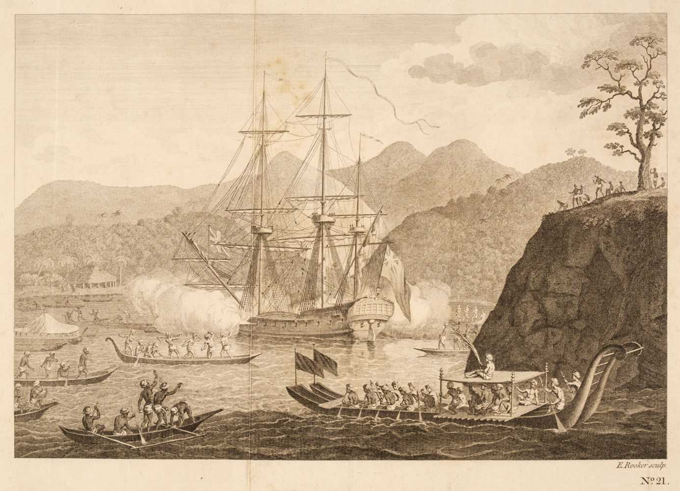 Lot 24 - Hawkesworth (John, James Cook). An Account of the Voyages, vol 1 only, 2nd ed, 1773