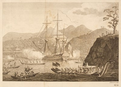 Lot 24 - Hawkesworth (John, James Cook). An Account of the Voyages, vol 1 only, 2nd ed, 1773