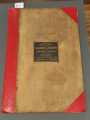 Lot 53 - Cruchley (G. K. publisher). Cruchley's Complete Railway  & Station Map..., circa 1860