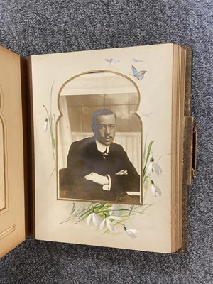 Lot 74 - Cartes de visite. A group of 6 late Victorian carte-de-visite albums