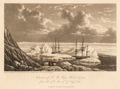 Lot 36 - Parry (William Edward). Journal of a Voyage for the Discovery of a North-West Passage, 1st ed, 1821
