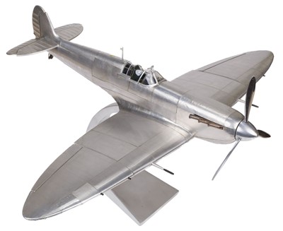 Lot 390 - Supermarine Spitfire. An fine model of a Spitfire circa 1990s