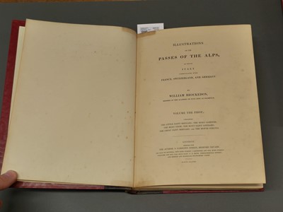 Lot 6 - Brockendon (William). Illustrations of the Passes of the Alps, 1838