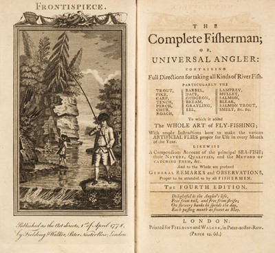 Lot 77 - Complete Fisherman; Or, Universal Angler: Containing Full Directions