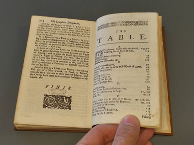 Lot 86 - Jacob, Giles. The Compleat Sportsman. In 3 Parts... , 1st edition