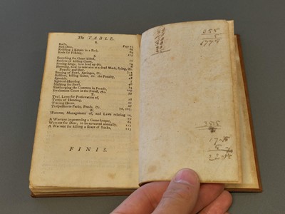 Lot 86 - Jacob, Giles. The Compleat Sportsman. In 3 Parts... , 1st edition