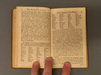 Lot 74 - Bowlker (Charles). The Art of Angling Improved, in all its Parts, Especially Fly-Fishing....