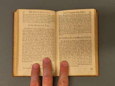 Lot 74 - Bowlker (Charles). The Art of Angling Improved, in all its Parts, Especially Fly-Fishing....