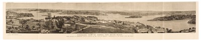 Lot 236 - Sydney. Panoramic View of Sydney, New South Wales..., published The Graphic, 1879