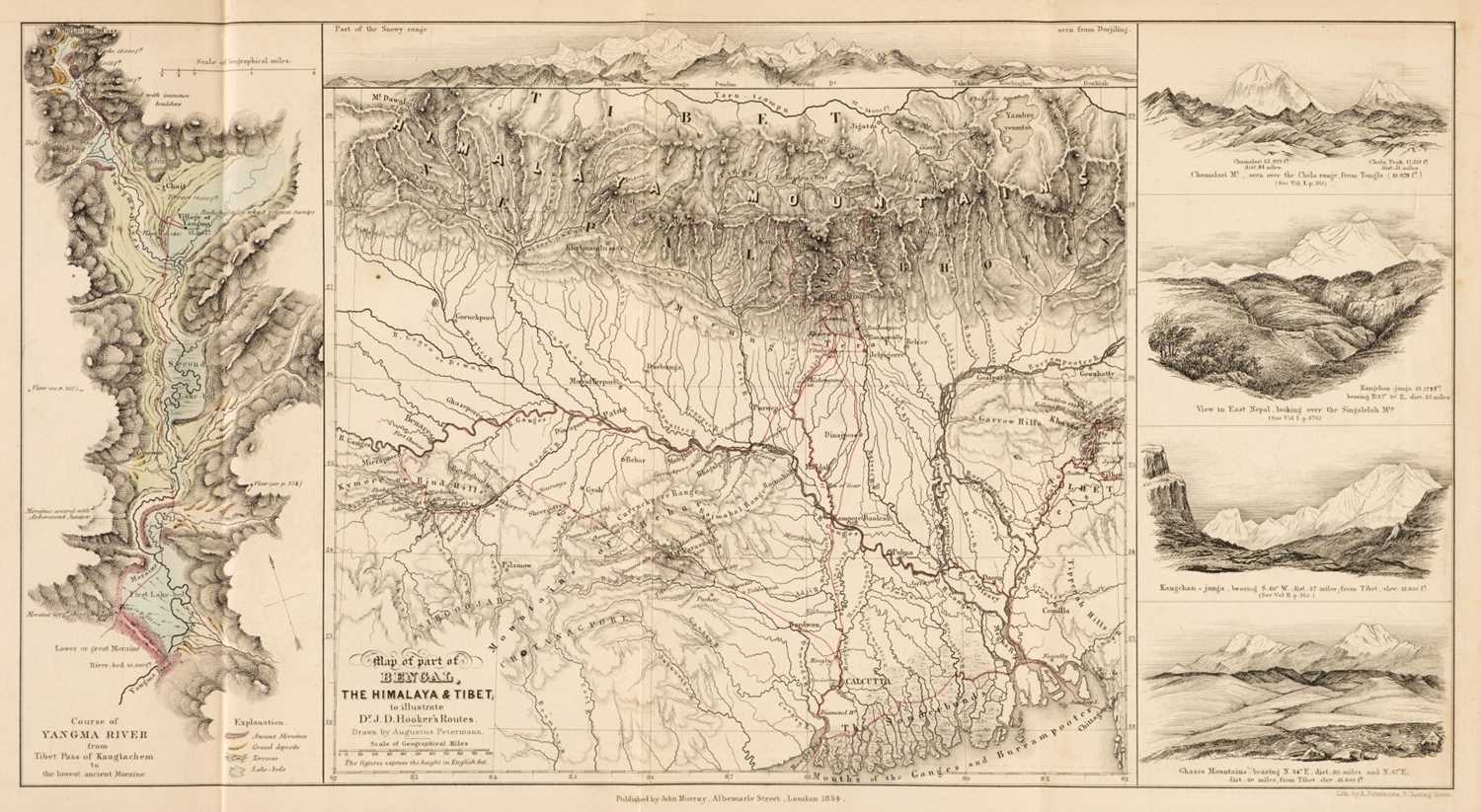 Lot 84 - Hooker (Joseph Dalton). Himalayan Journals; Notes of a Naturalist, 2 volumes, 1st edition, London