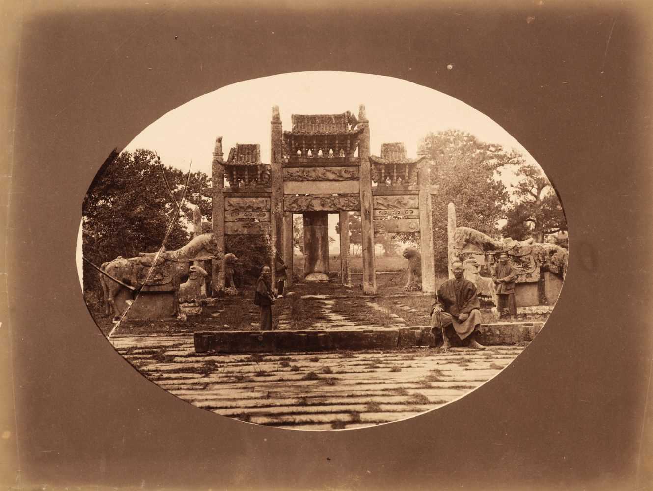 Lot 3 - China. A group of 3 albumen print photographs, c. 1870