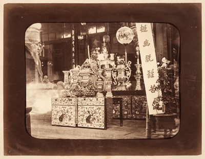 Lot 3 - China. A group of 3 albumen print photographs, c. 1870