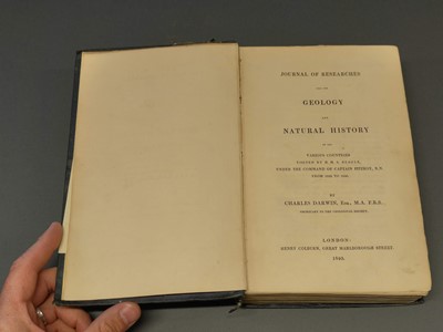 Lot 79 - Darwin (Charles). Journal of Researches into the Geology and Natural History