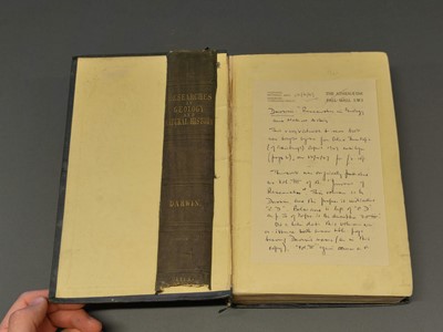 Lot 79 - Darwin (Charles). Journal of Researches into the Geology and Natural History