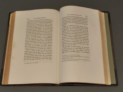 Lot 2 - Agassiz (Louis). Etudes sur les Glaciers, 2 volumes, 1840