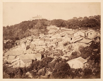 Lot 23 - Hong Kong. Three albumen print photographs, c. 1870