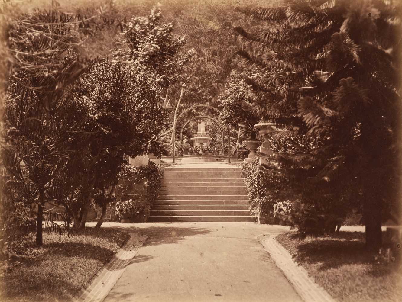 Lot 24 - Hong Kong. Seven albumen print photographs, c. 1870
