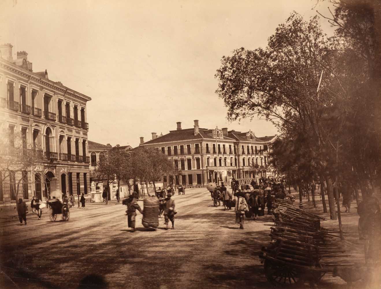 Lot 26 - China. Business group [of Eduard Schellhass & Co., Merchants, Shanghai] c. 1880