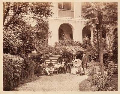 Lot 26 - China. Business group [of Eduard Schellhass & Co., Merchants, Shanghai] c. 1880
