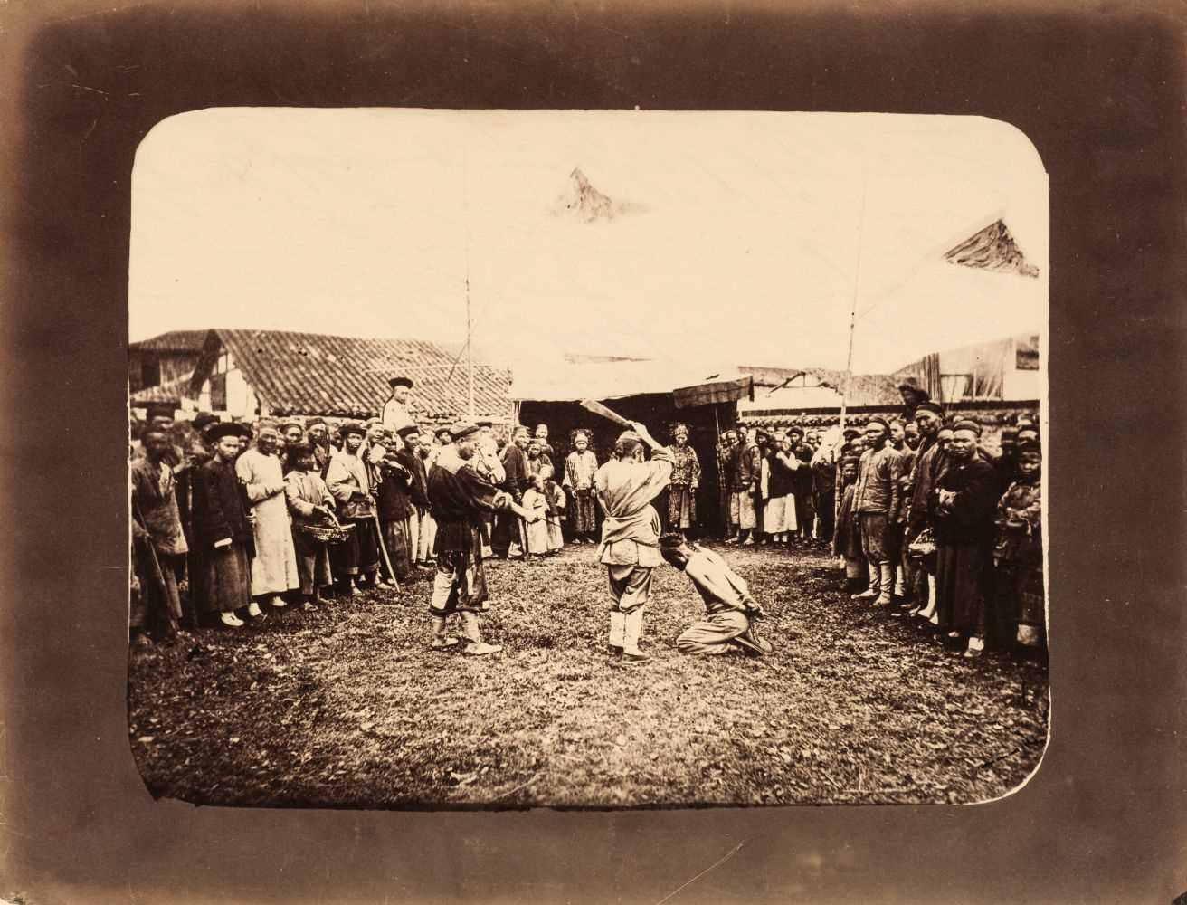 Lot 24 - China. Chinese execution [and] Chinese convicts in the Kangue, both by William Saunders, c. 1870