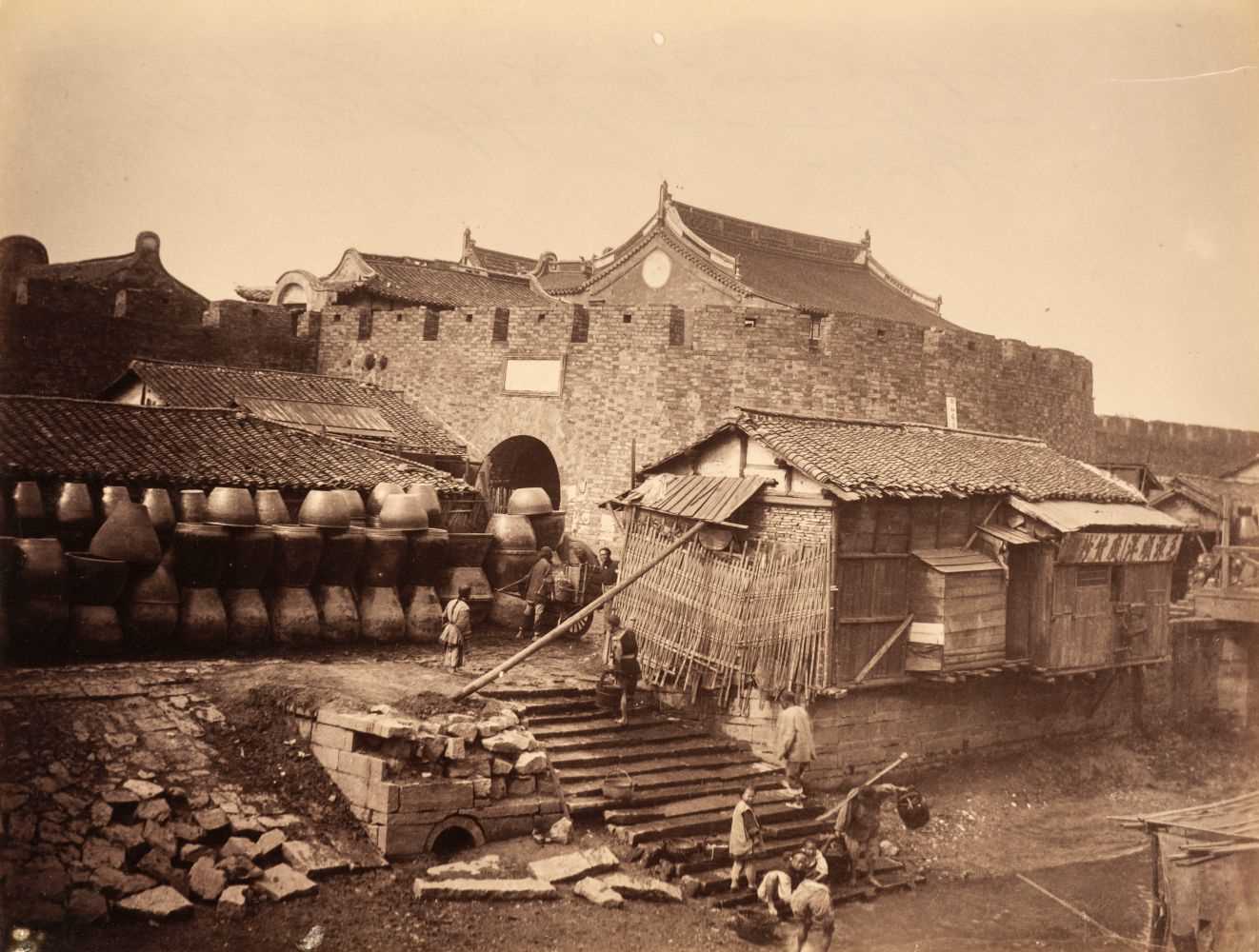 Lot 40 - China. Pagoda Hill, 5 miles from Soochow, possibly by Henry Cammidge, c. 1865