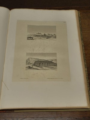 Lot 16 - Denon (Dominique Vivant). Planches du voyage dans la Basse et la Haute Egypte, atlas only, 1829
